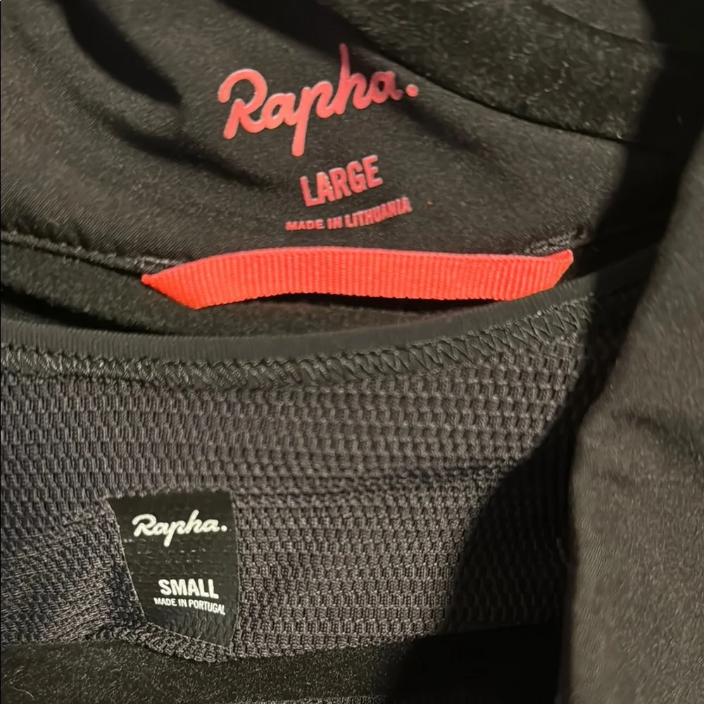 Rapha Black small Cycling Suit and Rapha large jacket with Pink Details - Picture 2 of 6